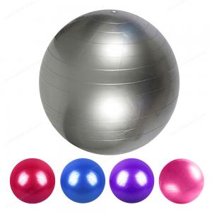 China Anti Burst Soft PVC 45 55 65 75cm Gym Yoga Ball Exercise Equipment Gym Ball wholesale
