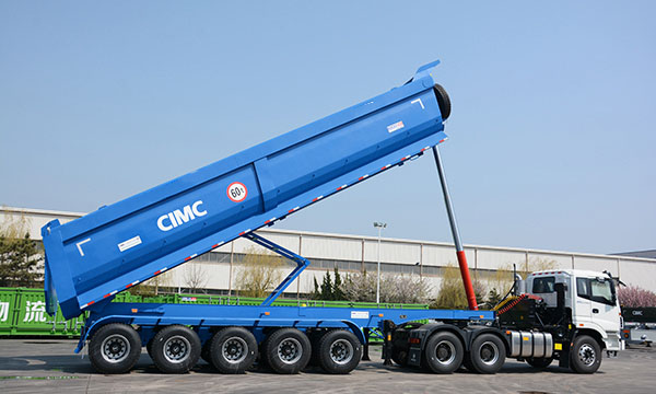 Tractor Tipper Trailer CIMC 5 Axle Dump Truck for Sale