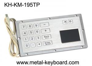 China CE / ROHS / FCC Rugged Touchpad Keyboard , water proof kiosk keypad with touchpad wholesale