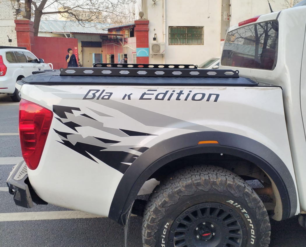 UTE Bed Mounting Manganese Steel Folding Hard Pick Up Truck Bed Cover for ISUZU D MAX