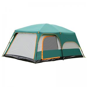 6 8 10 12 Person Rain Proof Tents , Two Bedrooms Outdoor Camping Tent