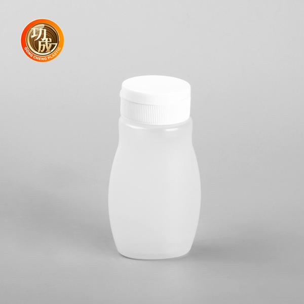 Quality Hot Stamping Surface Handling Condiment Bottle With Cap Easy To Squeeze for sale