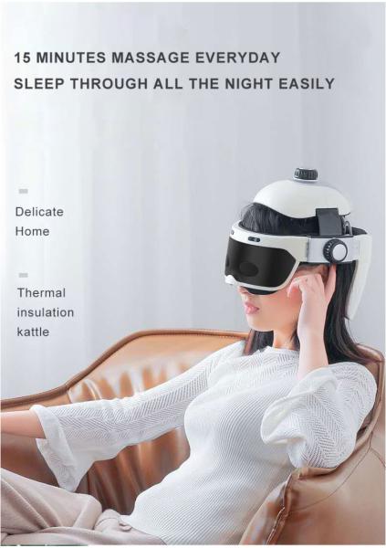 Quality CE FCC Head Massager Helmet Personal Health Care Head Eye Massager for sale