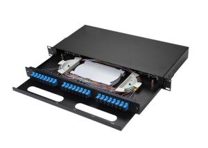 19 / 23 Black Grey Splicing Fiber Single Mode Operation Optic Fiber Terminal Box