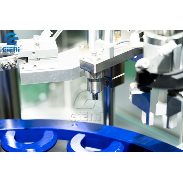 Automatic 10ml Glass Bottle Hair Oil Filling Machines With 4 Nozzles