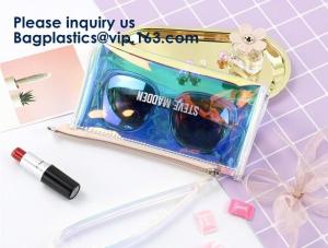 China Handle Politzer Makeup Cosmetic Bag Toy Package Zip Barrel Cosmetic Box Portable Travel PVC Clear Cosmetic Makeup Bags on sale
