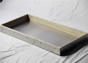 China 1.5mm 600x400x48mm Non Stick Aluminized wood frame Baking Pans wholesale