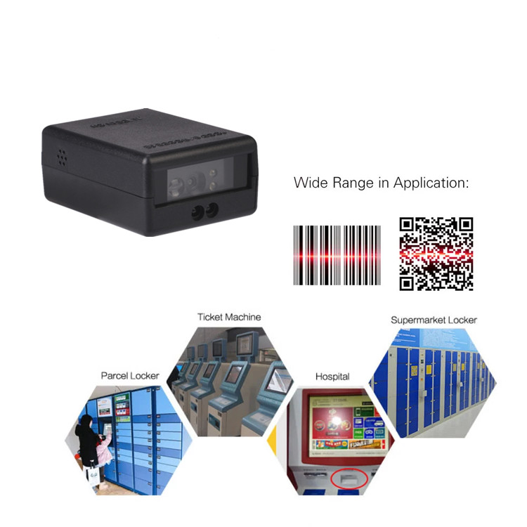 2D QR Scan Engine Barcode Reader Module For Gate Machine Tickets Checking