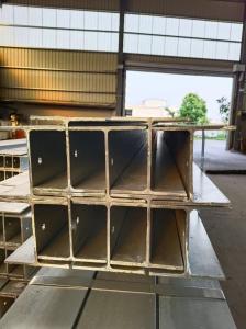 Highway Fence Galvanized H Beam Retaining Wall Columns Customizable