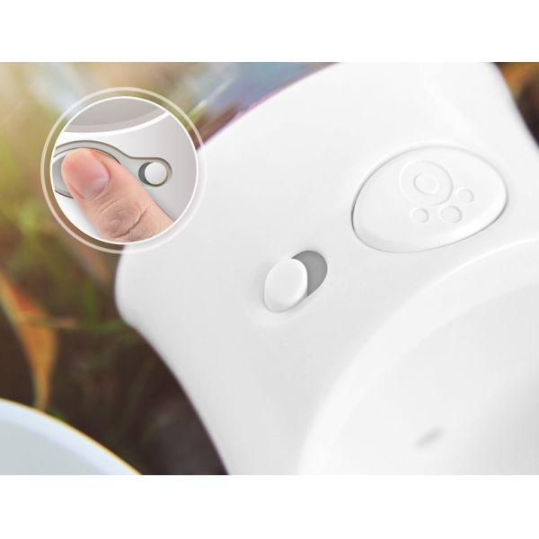 Disassembled Portable Pet Dog Water Bottle 380ml 2 In 1 Pet Water Bowl Dispenser