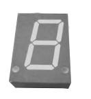 Quality Blue Colour Led 7 Segment Display 0.6 Inch Single Digit Common Anode for sale