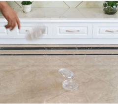 Household Wear Resistant Three Tier Steel Fruit Basket Chrome Plating