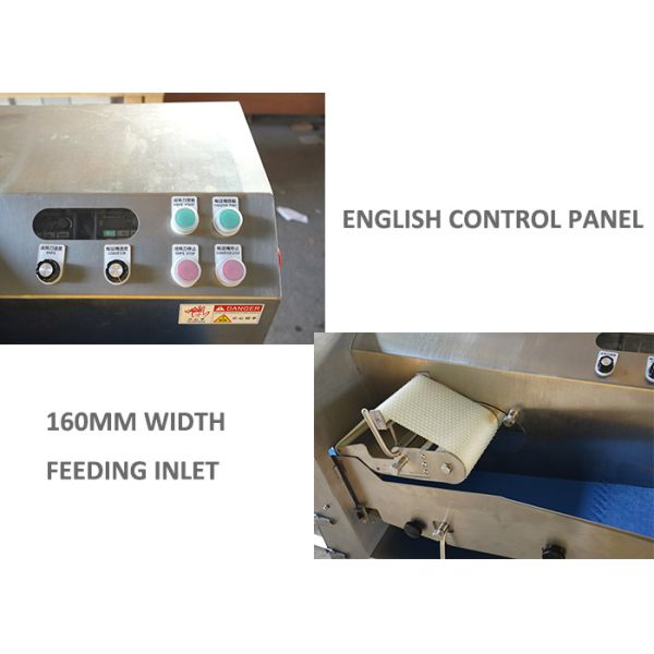 Professional Cooked Meat Bacon Cutting Machine 500~800kg/h Capacity