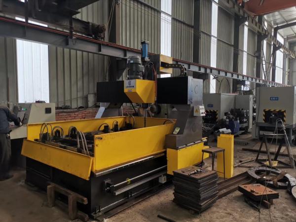 Servo Motor CNC Plate Drilling Machine , Metal Plate Milling Machine Low Noise