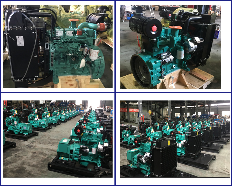 Prime 60kva Silent Generator Set With Electrical DCEC Engine 4BTA3.9- G2 Model