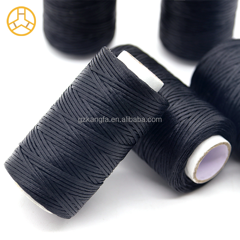 Polyester/Waxed Kangfa Flat Braided Sewing Yarn for Braided Wax Thread in Leather Sofa