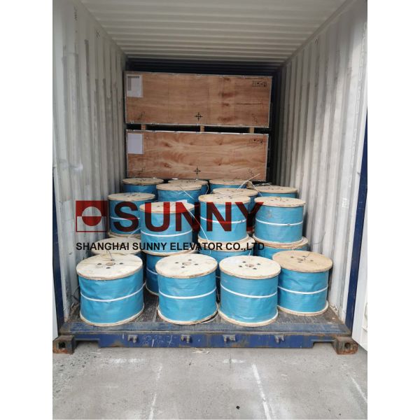 Half Steel Core Lifting Rope Traction Elevator System Speed 2.0 - 3.0 m/s