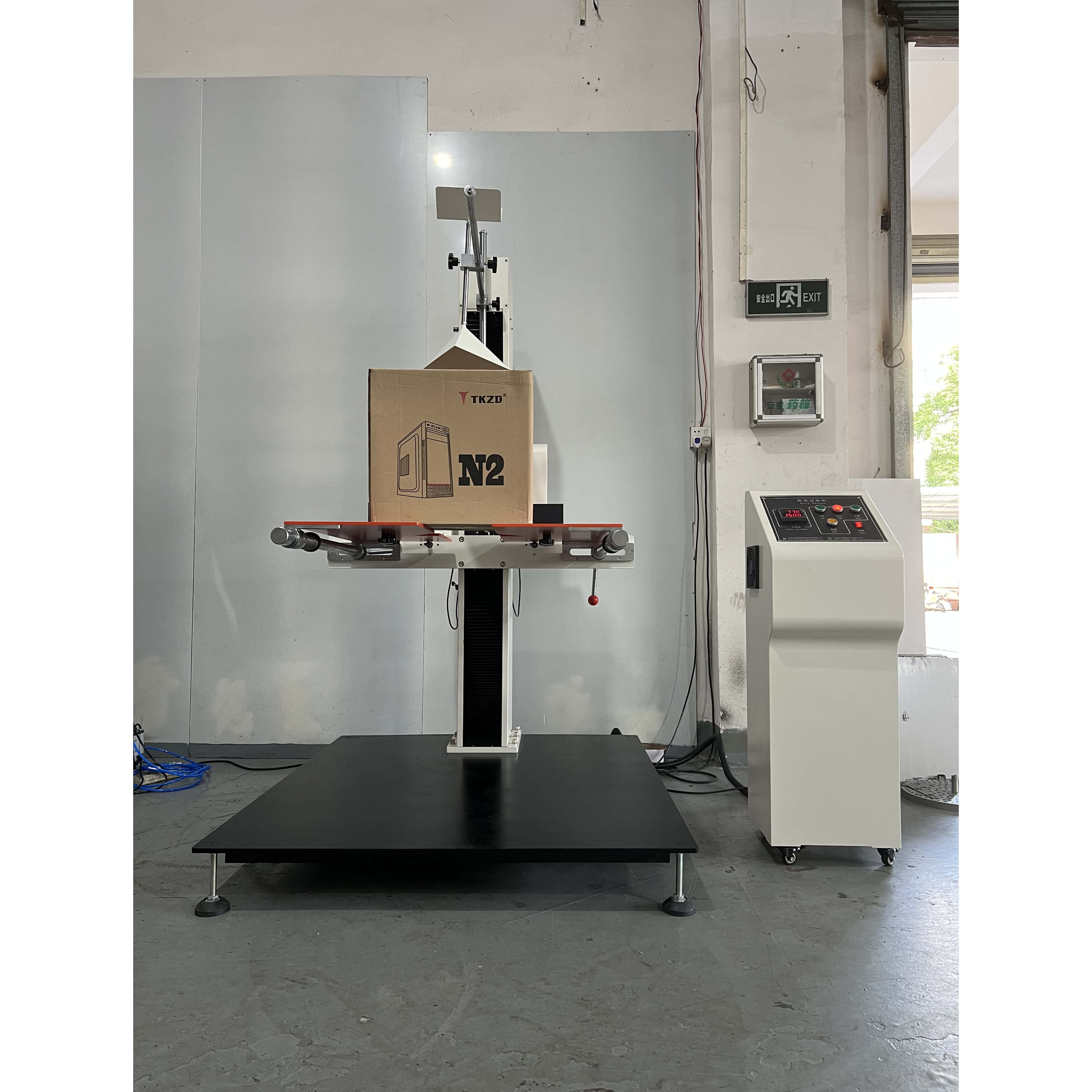Professional Double Wings Drop Impact Testing Machine Carton & Packaging Anti-Impact Drop Testing Machine