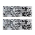 Custom Printing Self Adhesive Label Double Layer Anti Counterfeiting Label