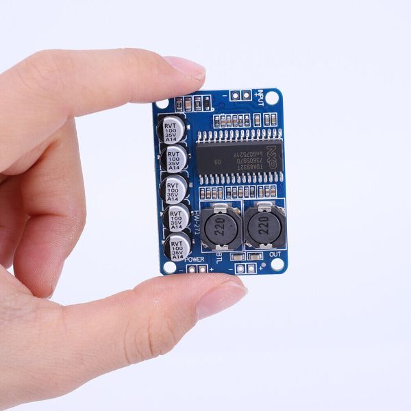 Blue TDA8932 Digital Amplifier Module 35W Single-Channel Board for 4/6/8 Ohm Speakers