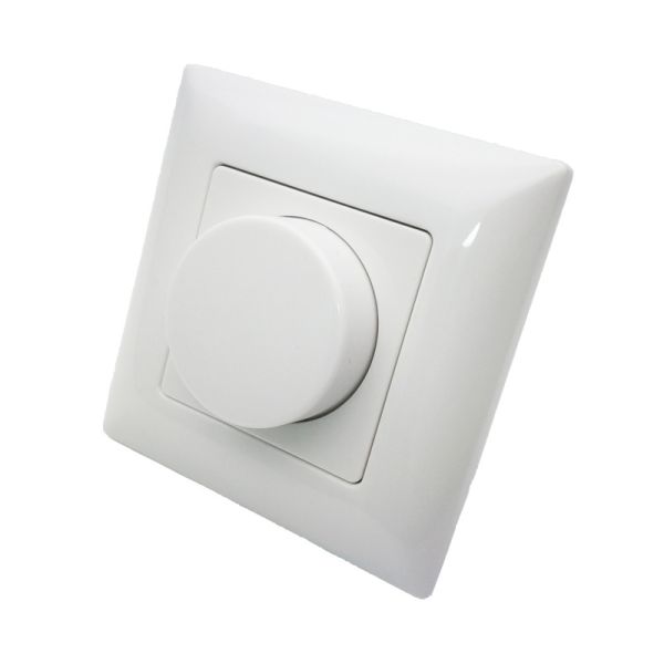 Led Dimmer Switch Rotary Knob AC 100-240V 1A Output Wall Mount Triac dimmer