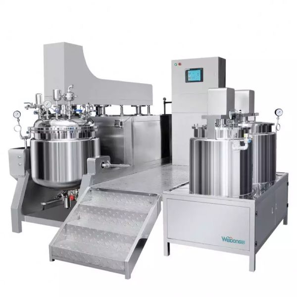 Rustproof Vacuum Cosmetic Emulsifier Mixer Homogenizer Stable 63RPM