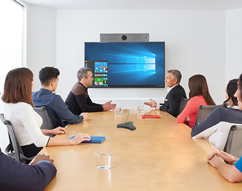 Windows video conferencing endpoint OEM/ ODM acceptable Conference camera 4k resolution microphone speaker functions