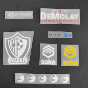 Durable Flexible Silicone Heat Transfer Logo Heat Transfer Clothing Tags