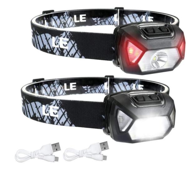 Quality 2000 Lumens Red And White Headlamp Work Light Motion Sensor Waterproof IP65 for sale