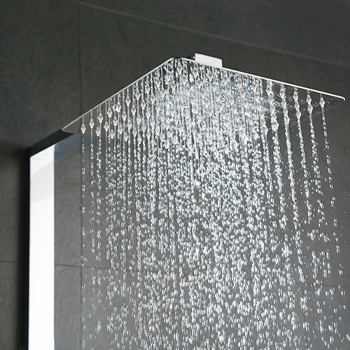 Starlight Chrome Shower System With Euphoria Cube Handheld Shower Head