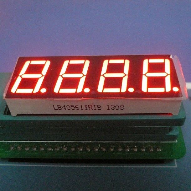 4 Digit 7 Segment Numeric LED Display Ultra White For Process Indicator