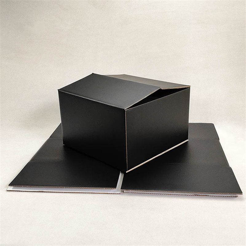 3 Ply B-Flute Flat Packing Folding Corrugated Board White Carton Packaging Box for Wine Fruits Vegetables Bottle Drinks Beer Milk Beverage Logstic Supply Chain