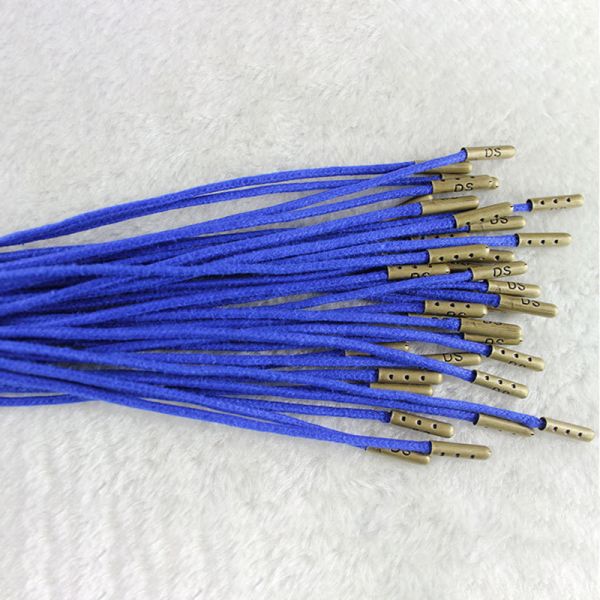 Home Textile Drawstring Cord 5mm Braided Cotton Cord Blue Purple