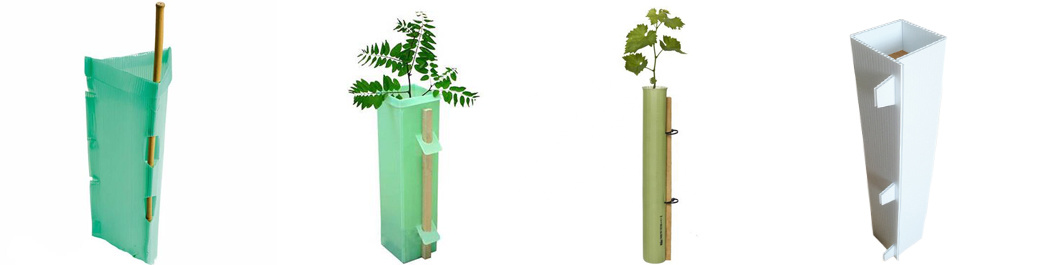 Pink Corrugated Plastic Tree Wrap Waterproof Corflute Tree Guard