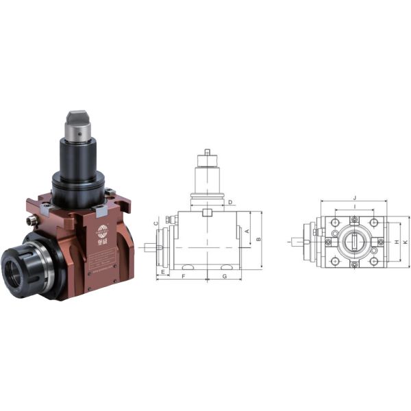 BMT High Accuracy Radial Live Tool Holder Lathe Live Tooling Holders
