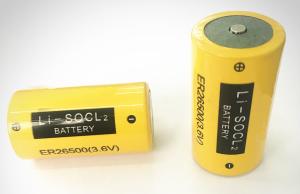 9Ah Lithium Thionyl Chloride Battery ER26500 Non Rechargeable LiSOCL2 C Size