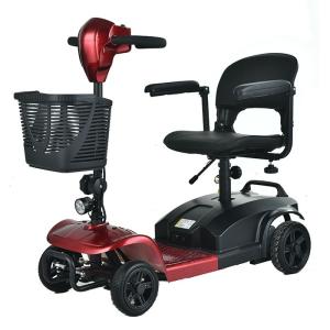 China 250w Four Wheel Elderly Electric Mobility Scooter Lightweight Aluminium Frame wholesale