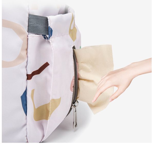 ODM OEM Oxford Multi Functional Nappy Shoulder Hand Bag 27*15*25cm