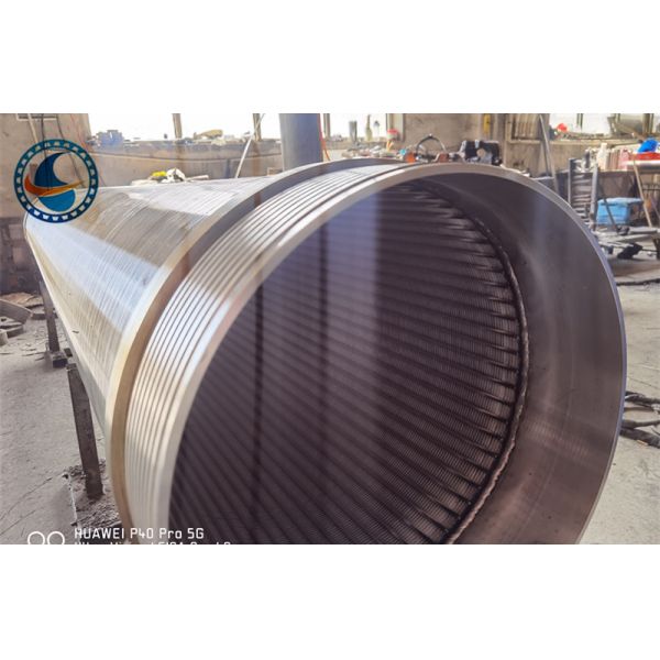 Stainless Steel 304 Vee Wire Filter Screen 406mm For Water Wells Rustproof