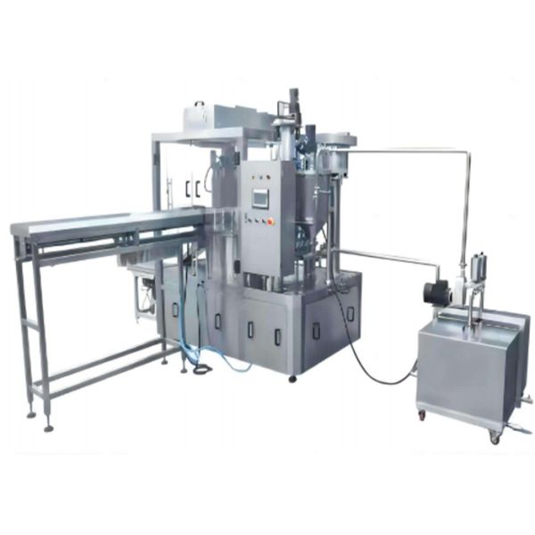 Good Quality MY-GZJ-HZD/6T Full Automatic Filling Production machine Line For Spout Bags ±1-2% For Meat Puree 220V/5KW