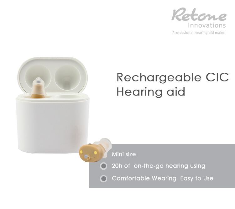 20H Rechargeable Hearing Aids For Seniors Retone Digital Technology Hearing Amplifiers