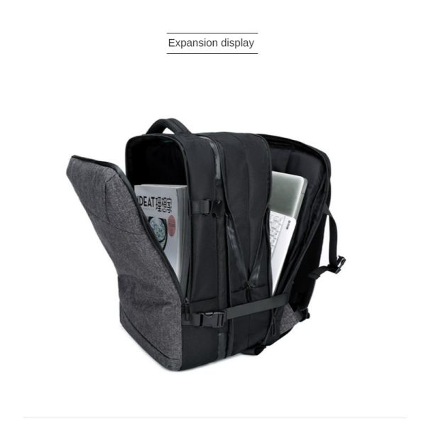 ISO9001 Multi Functional Backpack 39L Expandable Waterproof Travel Bag