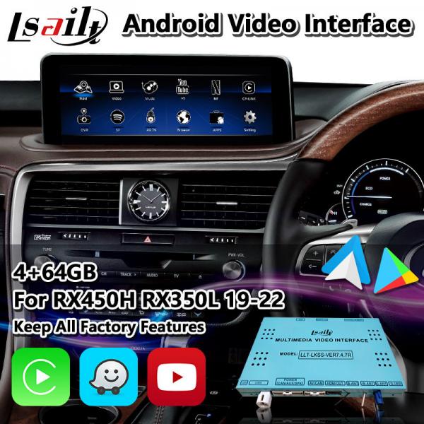Quality Lsailt Lexus Video Interface Android System for RX RX450h RX350L RX450hL RX300 RX350 2019-2022 for sale