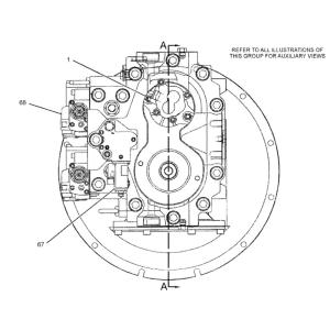 2897917 Excavator Hydraulic Gear Pump , E336D Hydraulic Pump