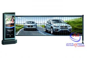 IP54 LED Light Custom Color Advertising Barrier , Outdoor Windproof Parking Barrier Gates