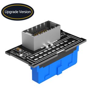 China Vertical USB 3.1 Front Panel Socket Key-A Type-E to USB 3.0 for Speed Data Transfer wholesale
