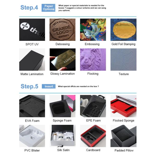 Rectangle Rigid Cardboard Box , Practical Magnetic Closure Rigid Boxes