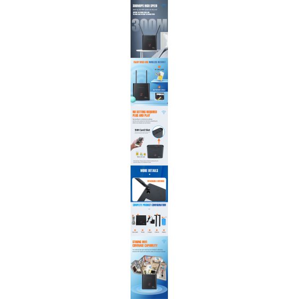 Olax AX9 pro 4g Wireless Wifi Routers 4000mah LTE Cat4 300mbps With Sim Card