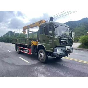 8 Ton Dongfeng Truck 4WD Offroad Mounted Crane For Municipal Construction And Poor Road Conditions