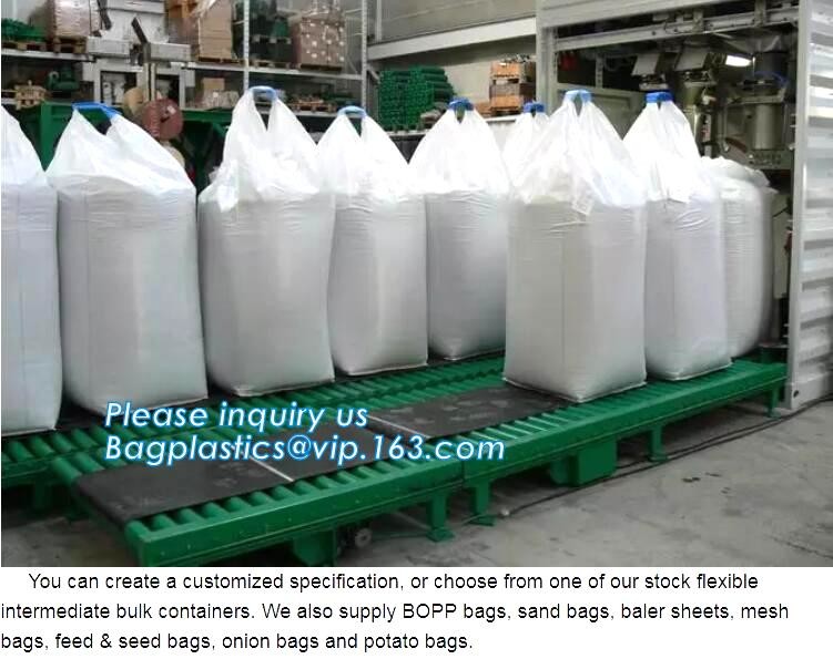 customizable PP u-panel baffle big bag /coated white woven PP jumbo bag/ventilated 4 panel baffle bag/all colors availab